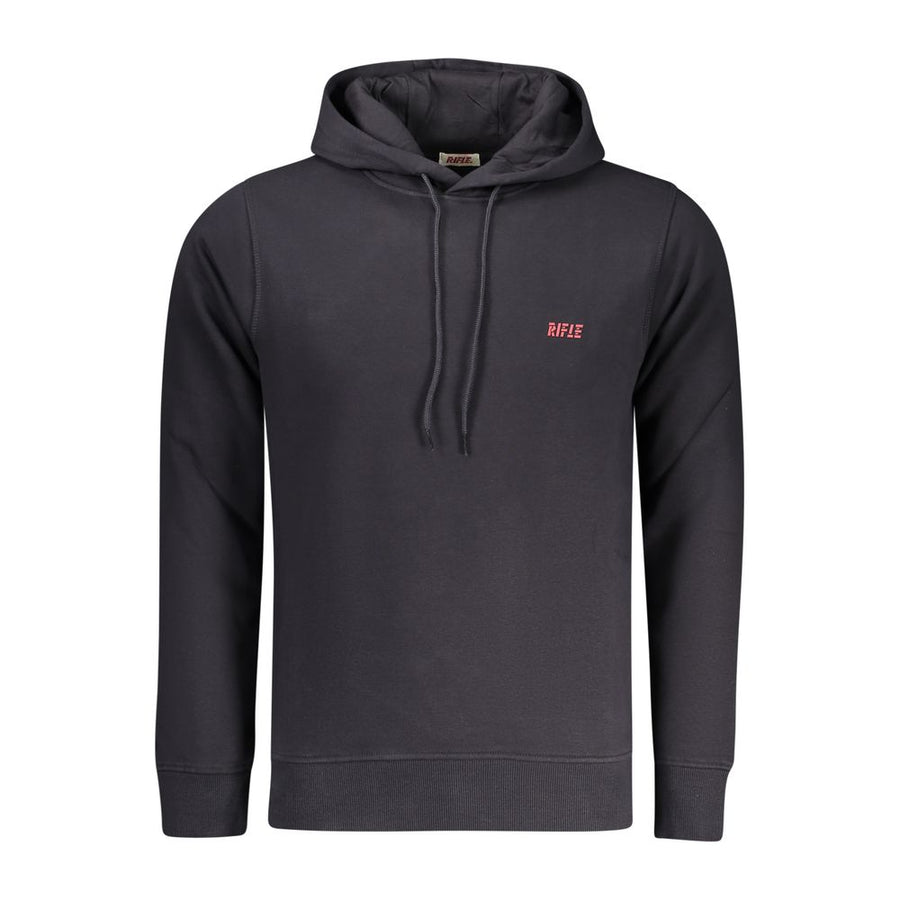 Blue Cotton Men's Hoodie