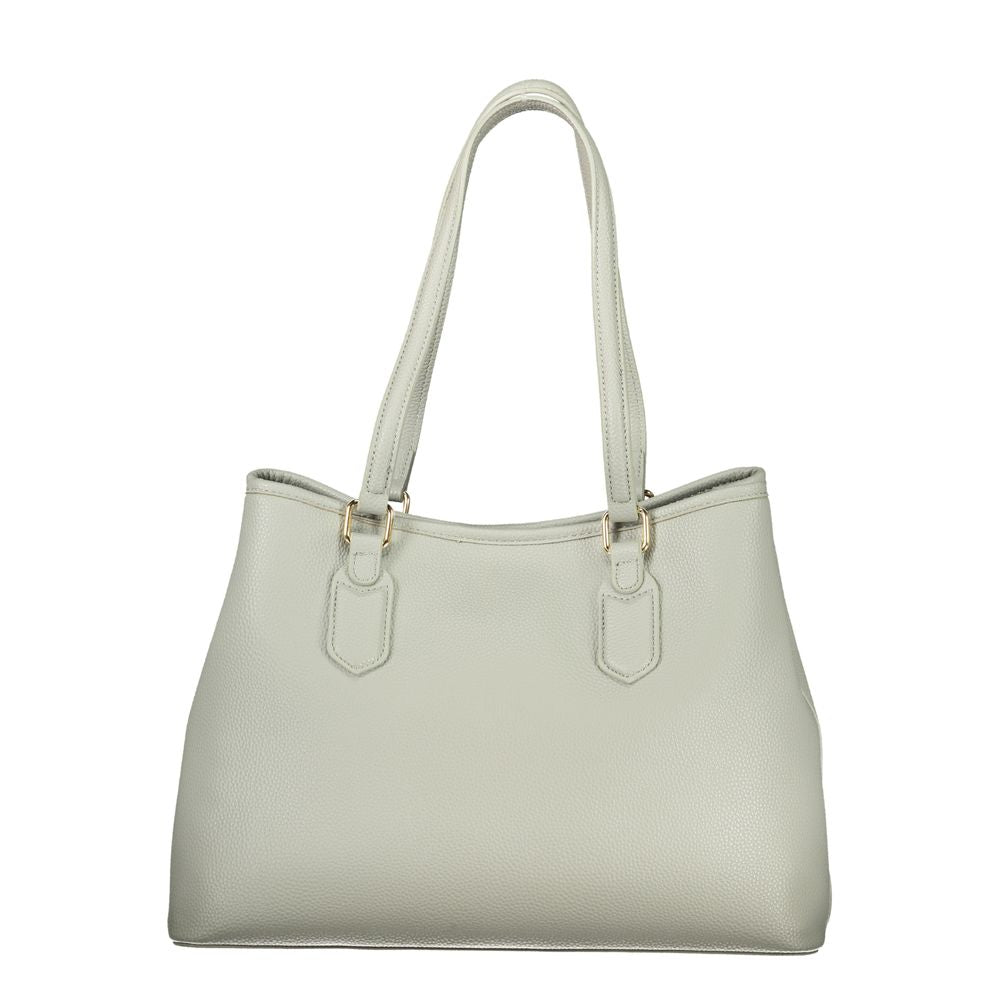 Gray Polyethylene Handbag