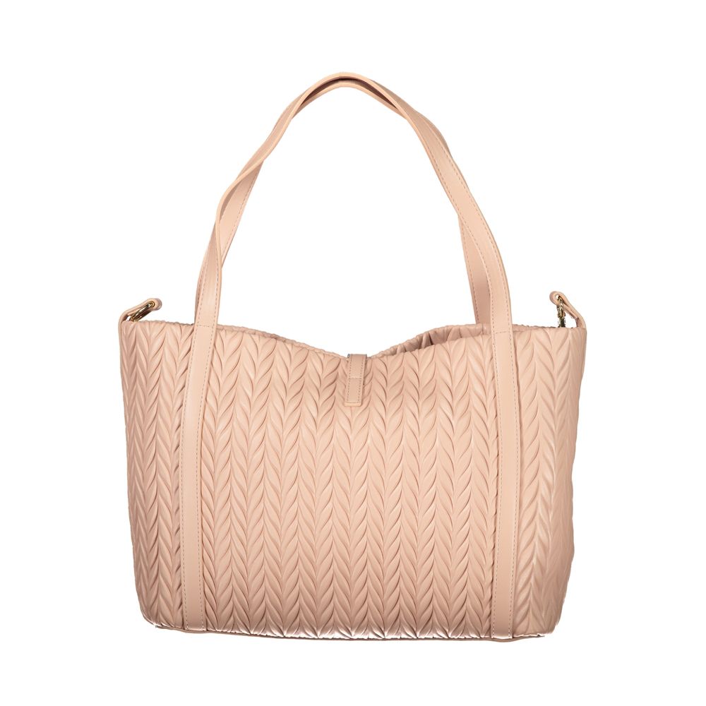 Pink Polyethylene Handbag