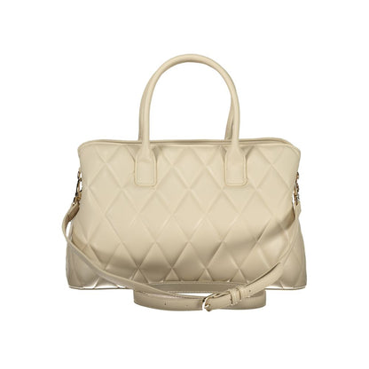 Beige Polyethylene Handbag