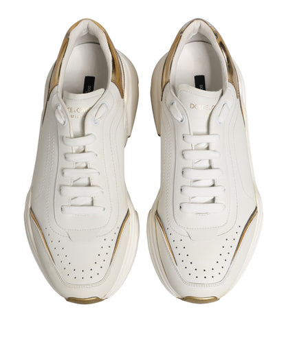 White Gold Daymaster Low Top Sneakers  Shoes