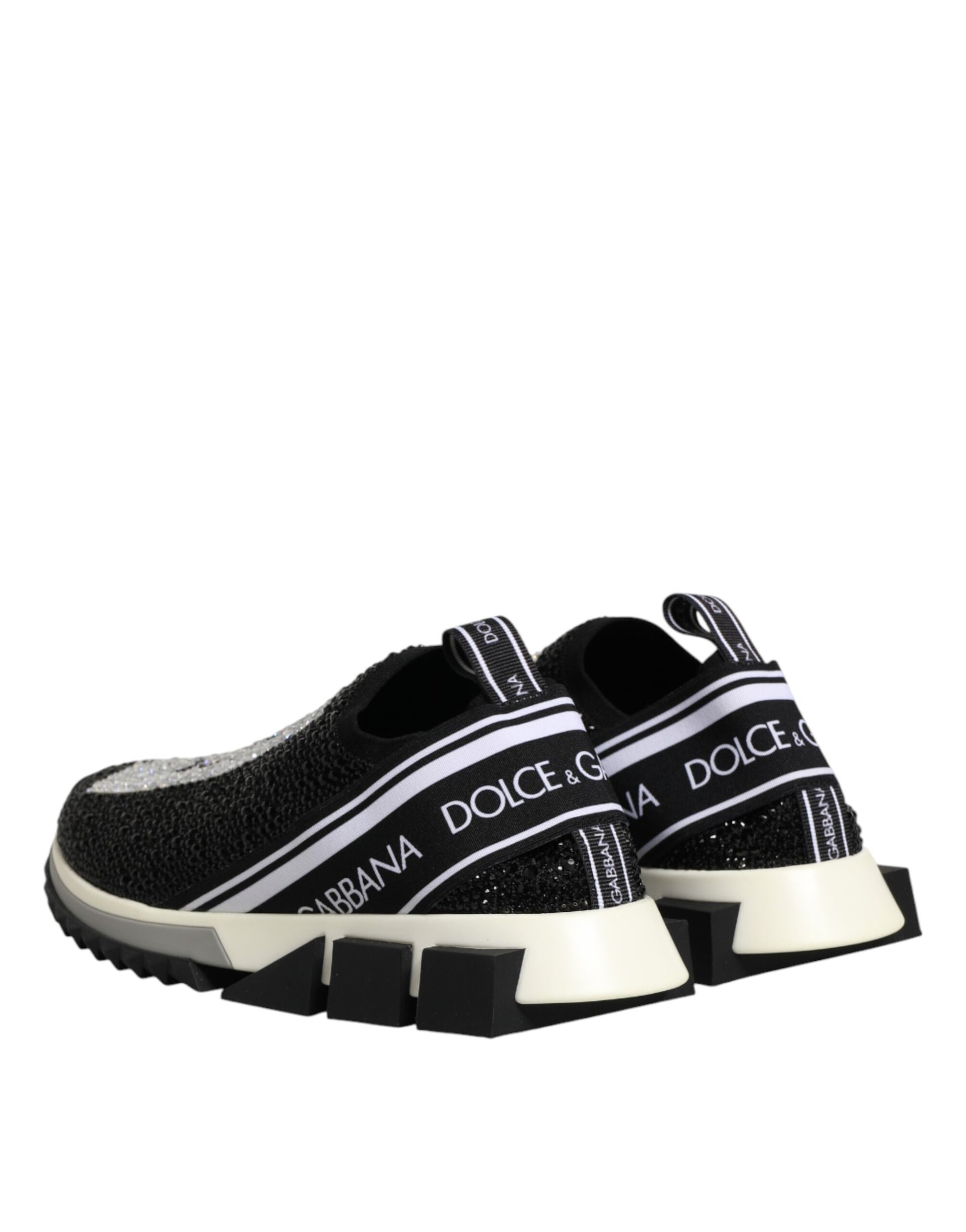 Black Strass Slip On Men Sorrento Sneakers Shoes