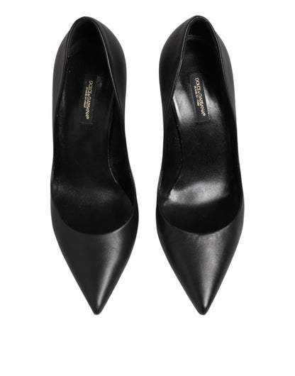 Black Patent Leather High Heels Pumps Shoes