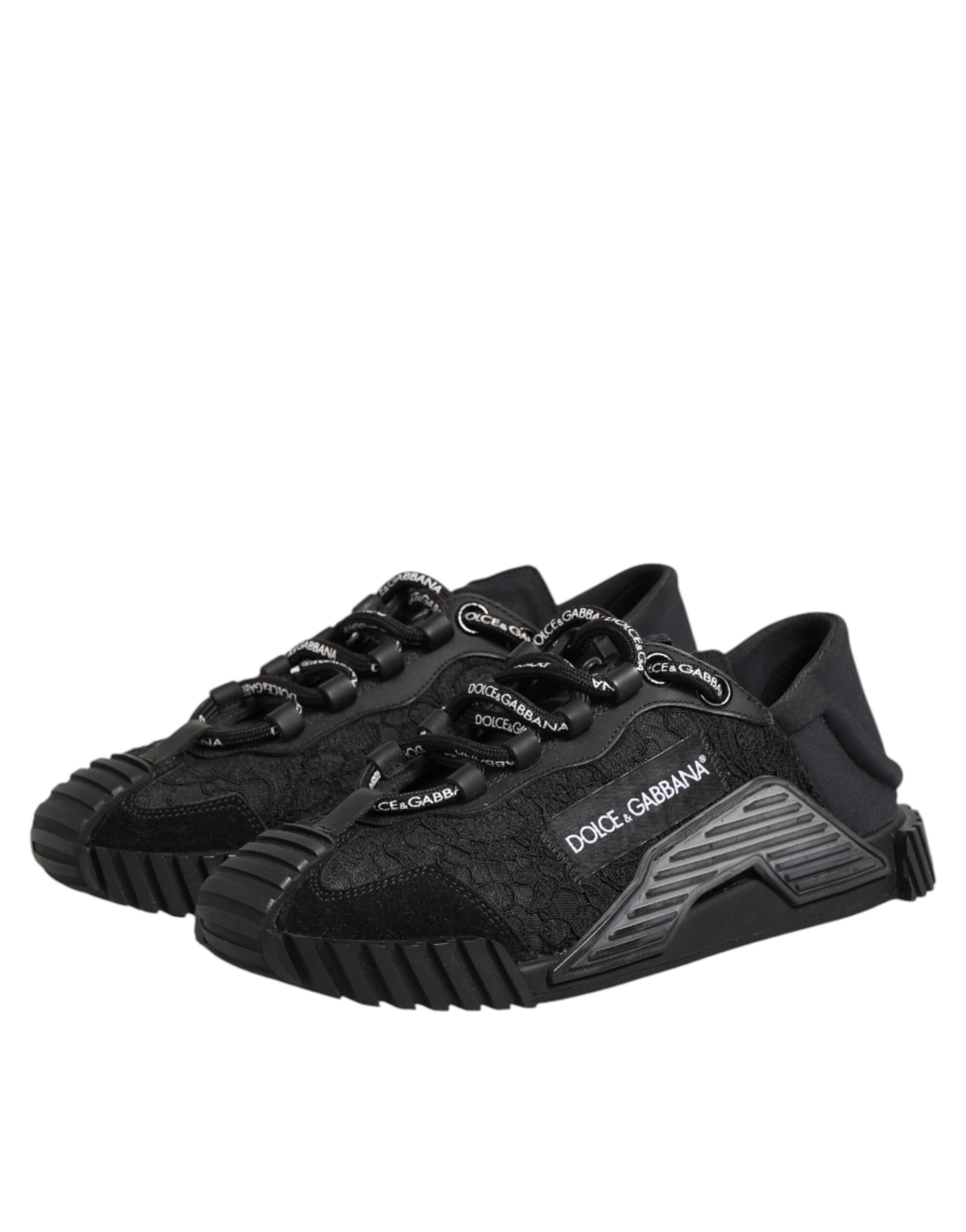 Black Logo Lace Low Top NS1 Sneakers Shoes