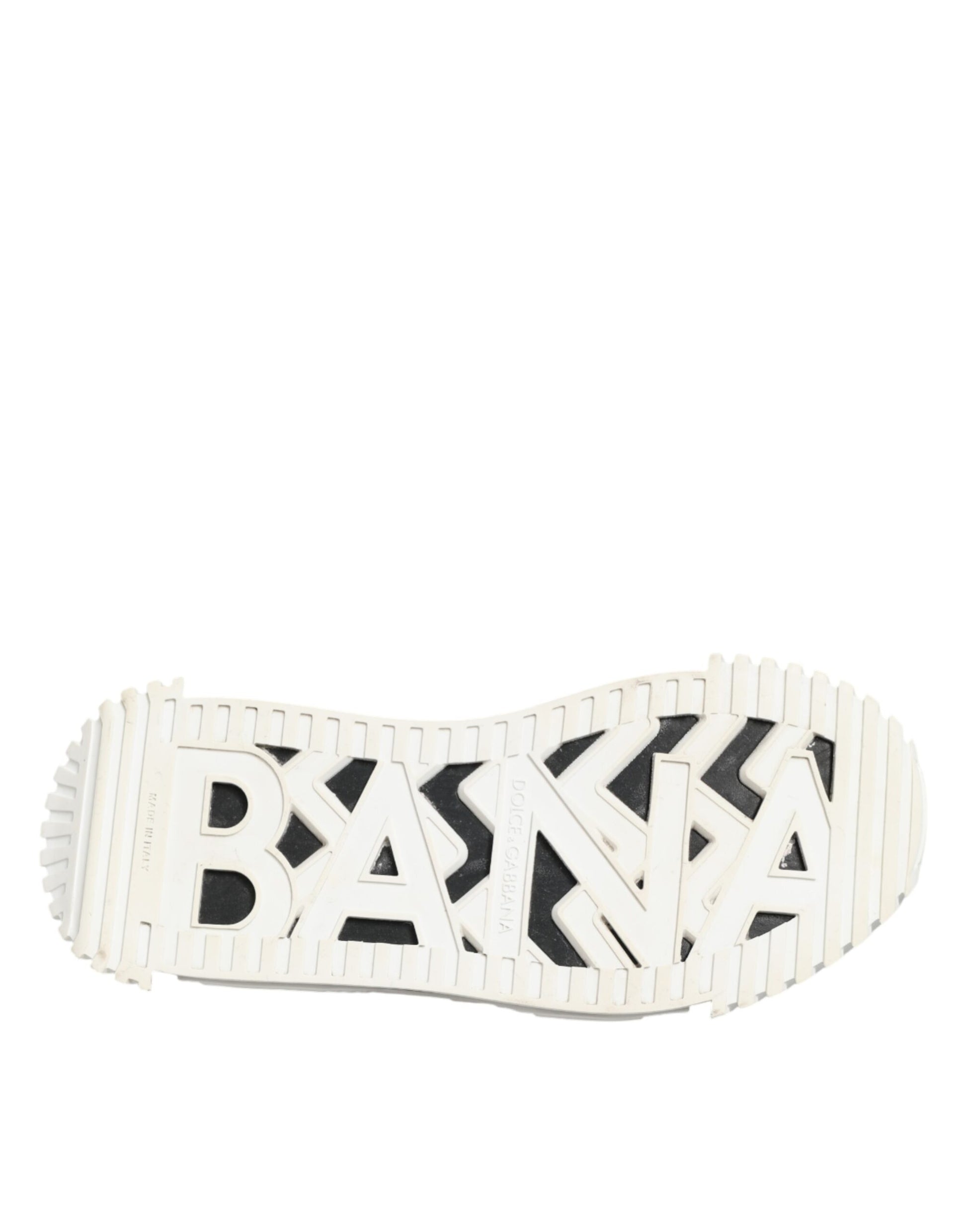 White Black Leather NS1 Sneaker  Shoes