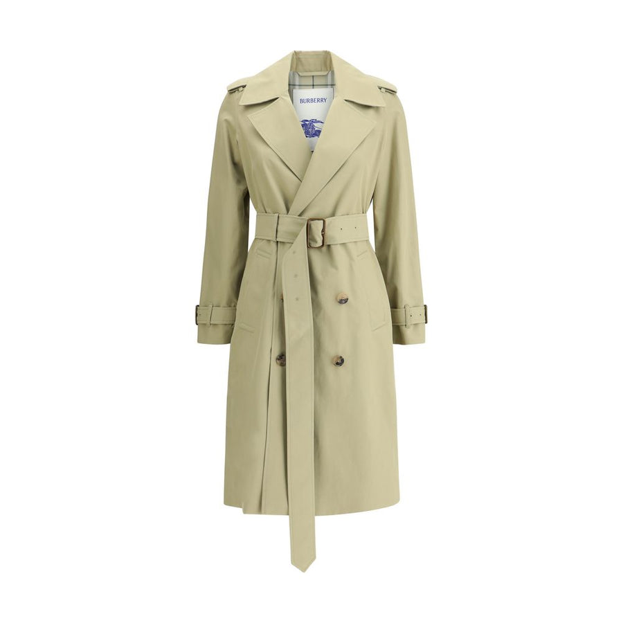 Beige Cotton Trench Coat