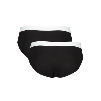 "Black Cotton Men Underwear"