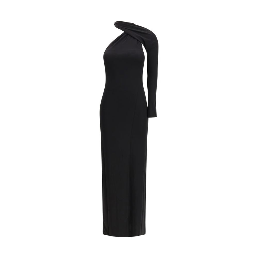 Black Viscose Cocktail Dress