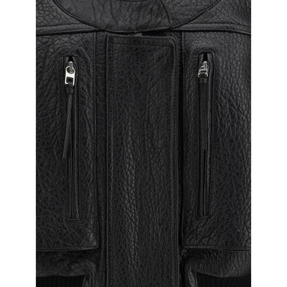 Black Lamb Leather Clothing