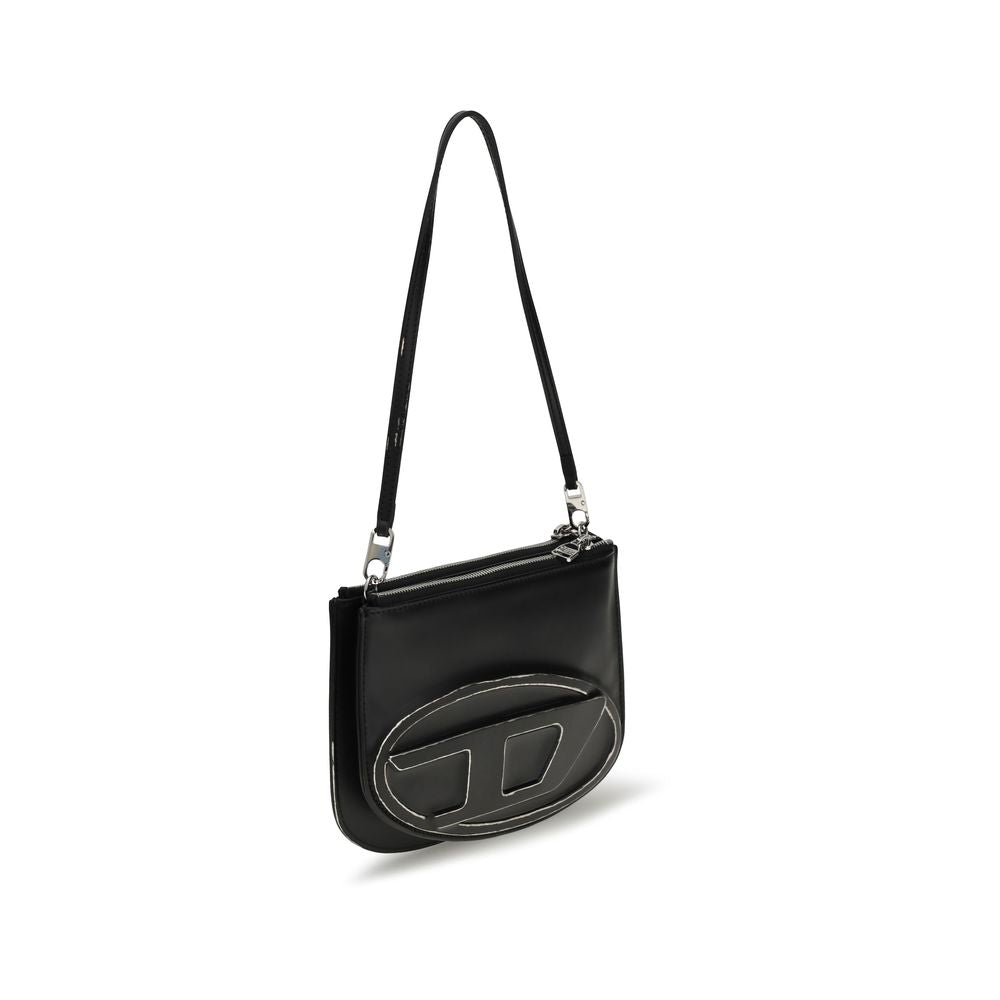 Black Calf Leather Bos Taurus Shoulder Bag