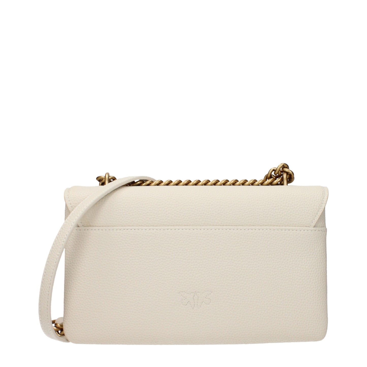 Beige Leather Crossbody Bag