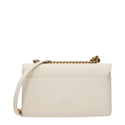 Beige Leather Crossbody Bag