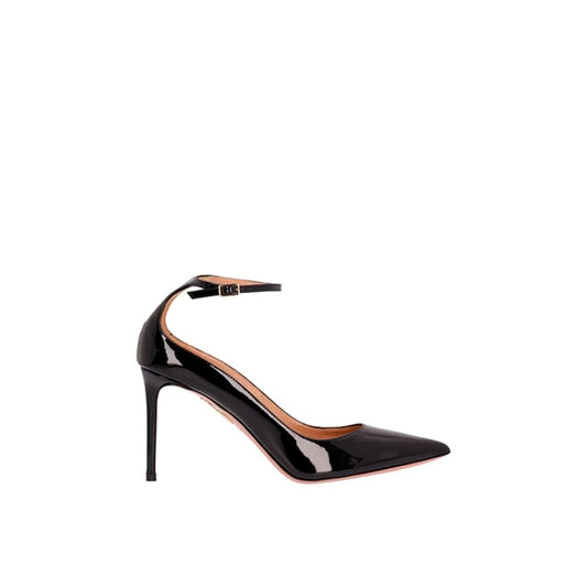 Black Calfskin High Heel Pumps