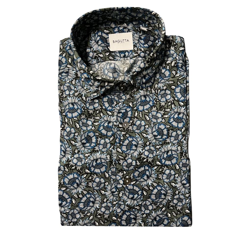 Multicolor Cotton Men's Shirt