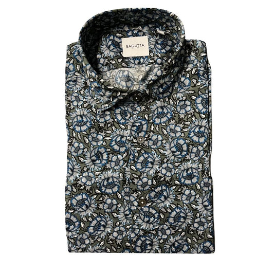 Multicolor Cotton Men's Shirt