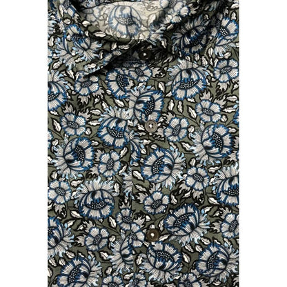 Multicolor Cotton Men's Shirt
