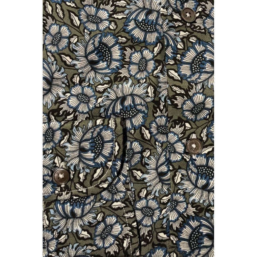 Multicolor Cotton Men's Shirt