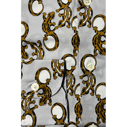 Multicolor Cotton Men Shirt