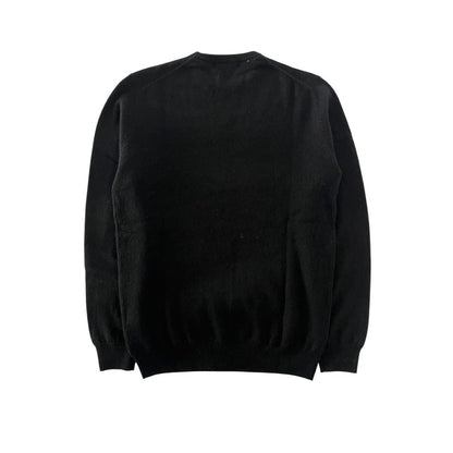 Black Cashmere Men Sweater