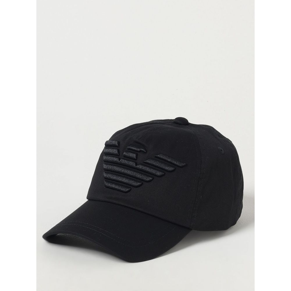 Black Cotton Cap (Baseball Hat)