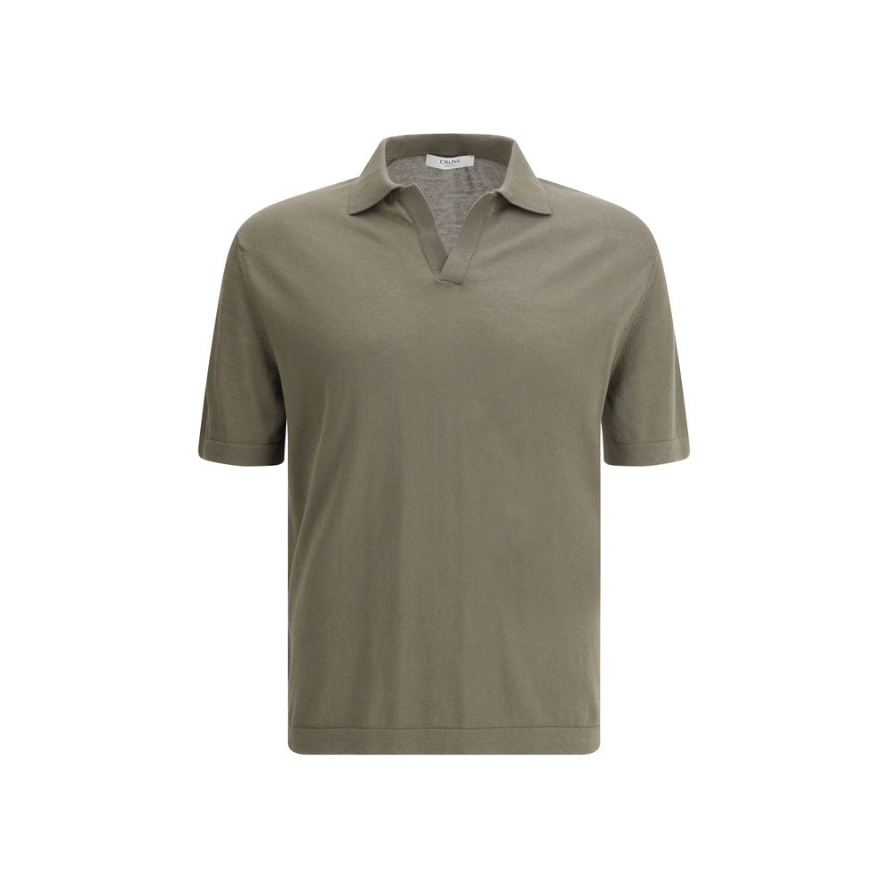Green Cotton Polo Shirt