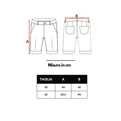 Black Polyester Bermuda Shorts