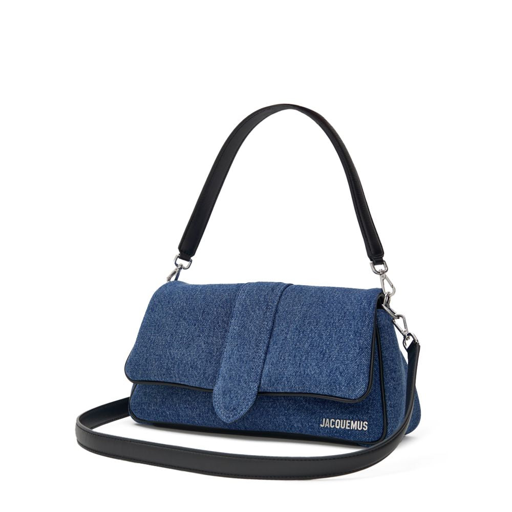Blue Cotton Handbag