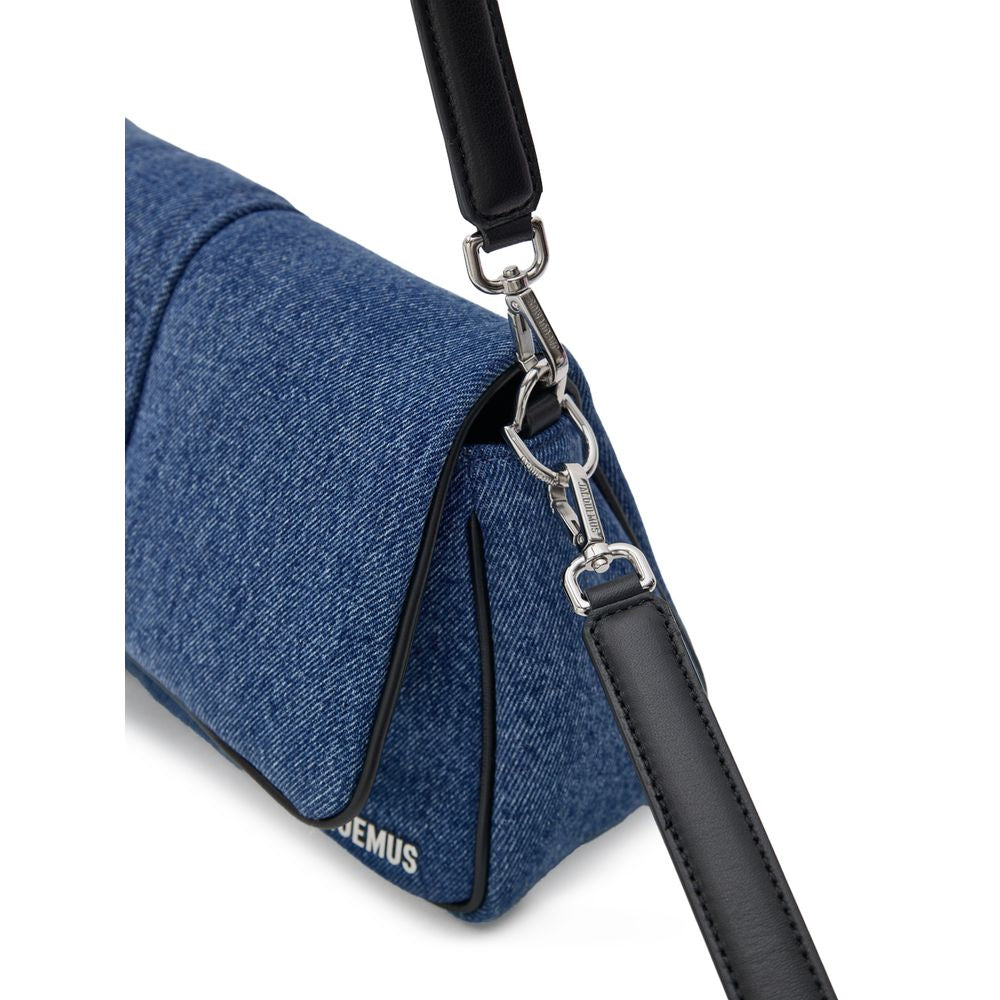 Blue Cotton Handbag