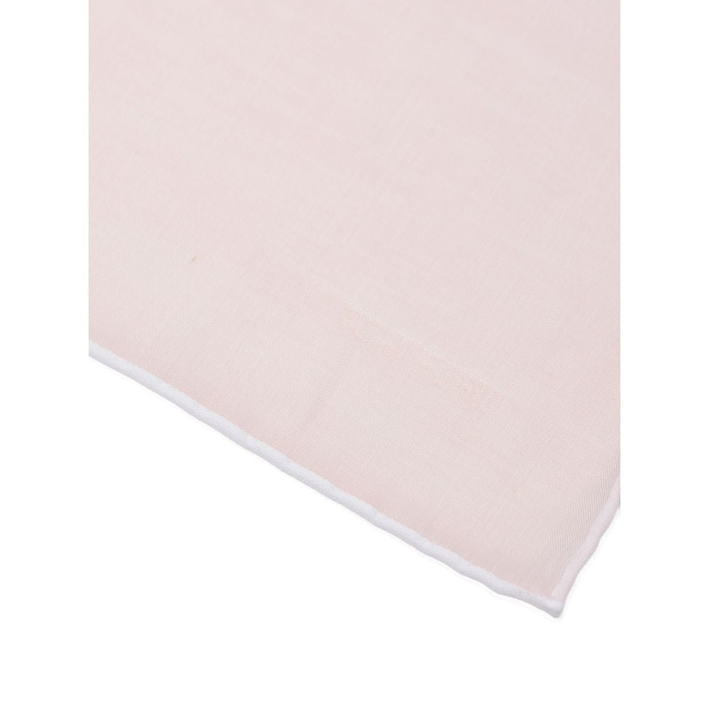 Pink Cotton Clutch Bag