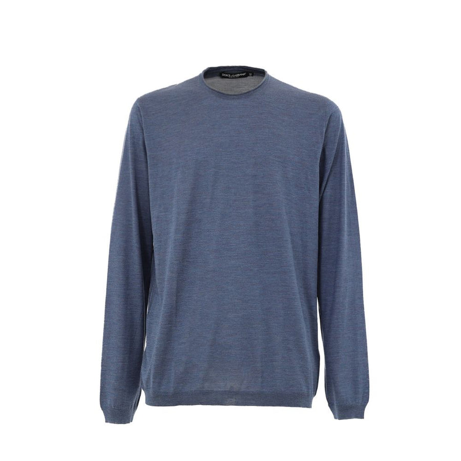 Blue Silk Sweatshirt