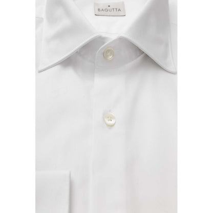 White Cotton Dress Shirt