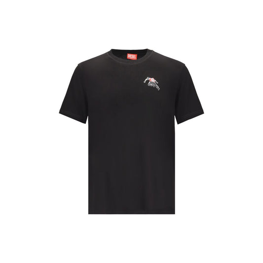 Black Cotton T-Shirt