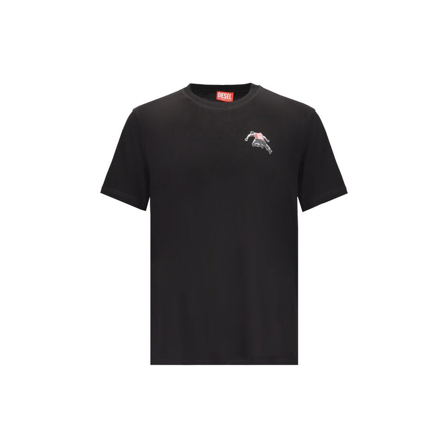Black Cotton T-Shirt