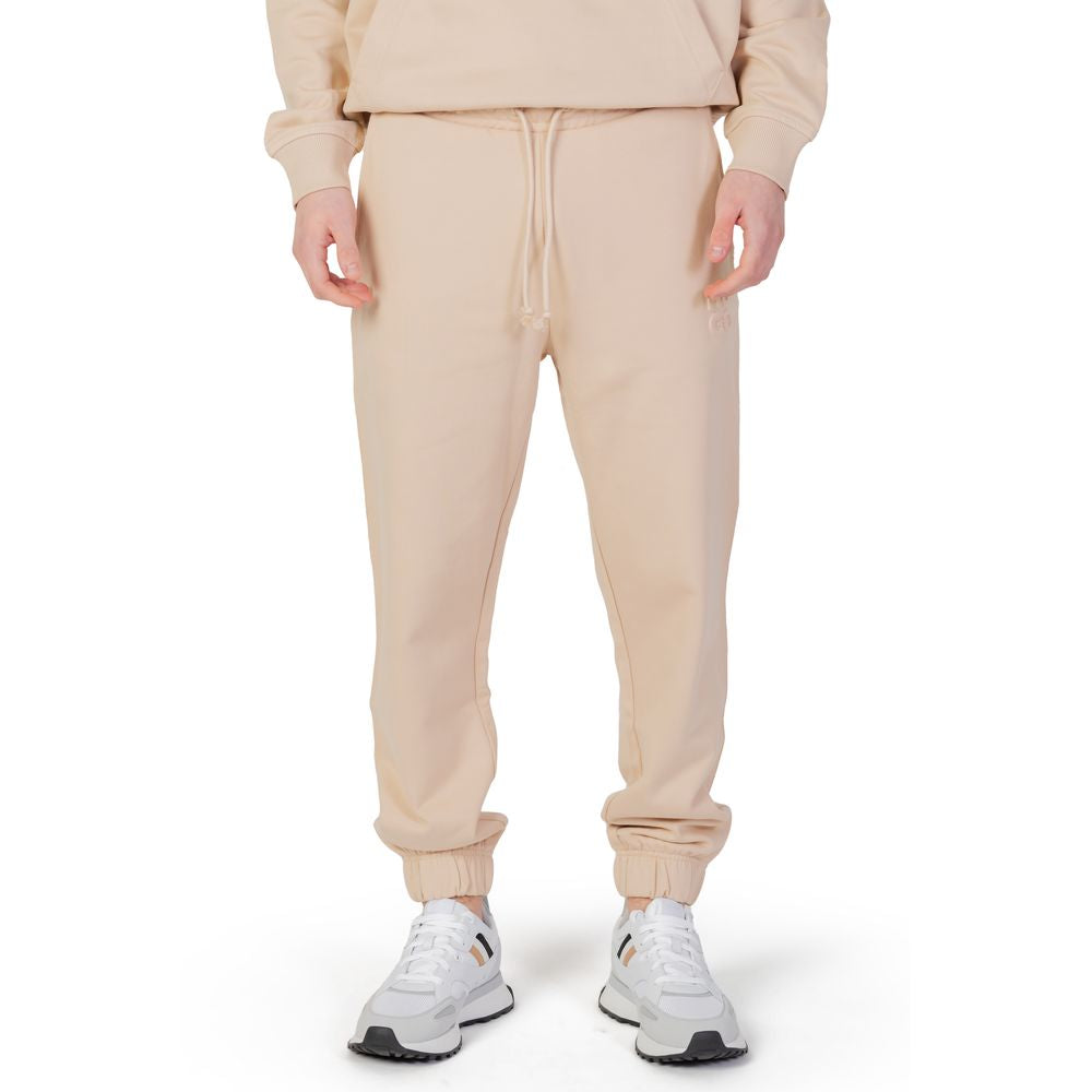 Beige Cotton Joggers (Workout Pants)