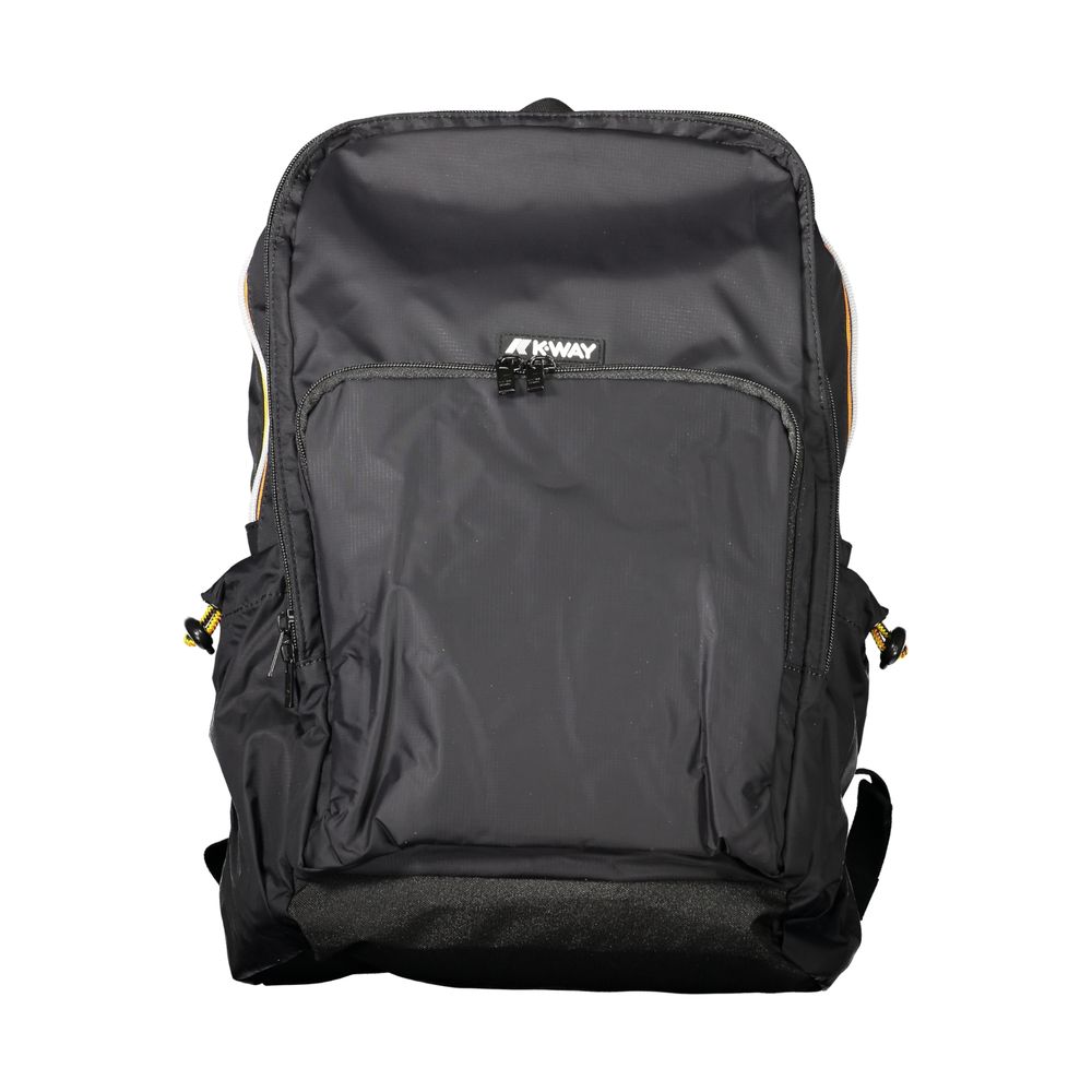 Black Poliammide Men Backpack