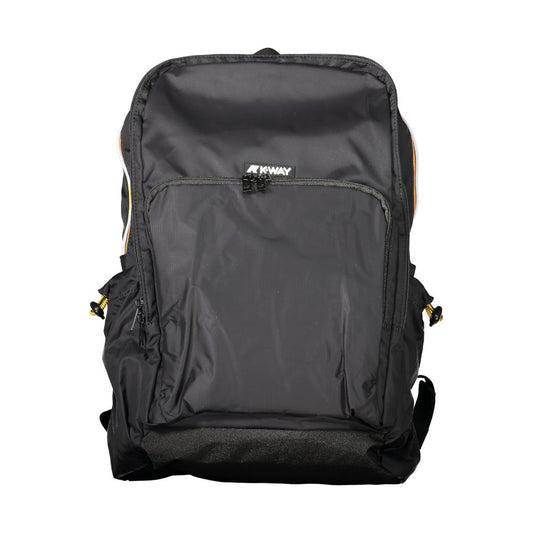 Black Poliammide Men Backpack