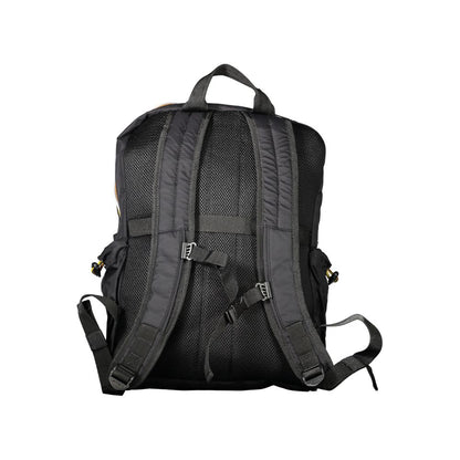 Black Poliammide Men Backpack