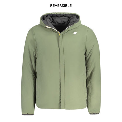 Black Nylon Men's Reversible Jacket