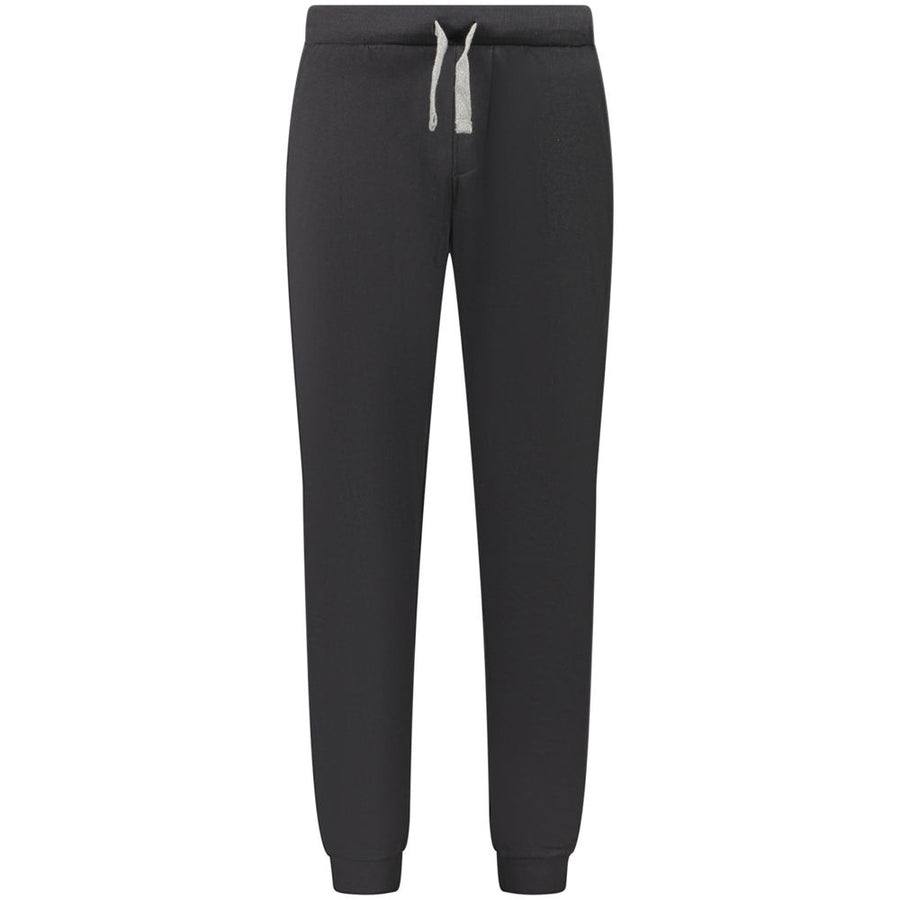 Black Cotton Men's Sport Trouser