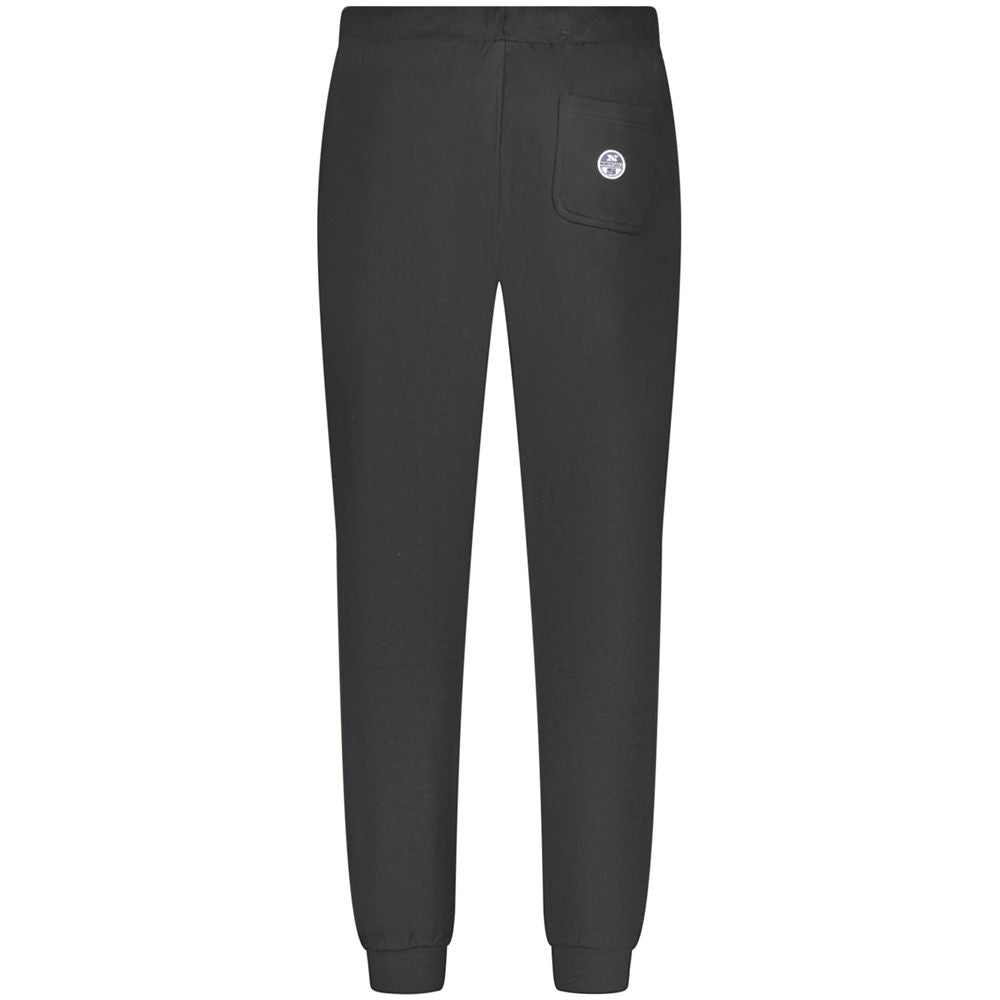 Black Cotton Men's Sport Trouser