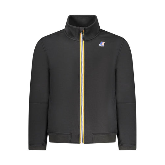 Black Cotton Men's Sweater