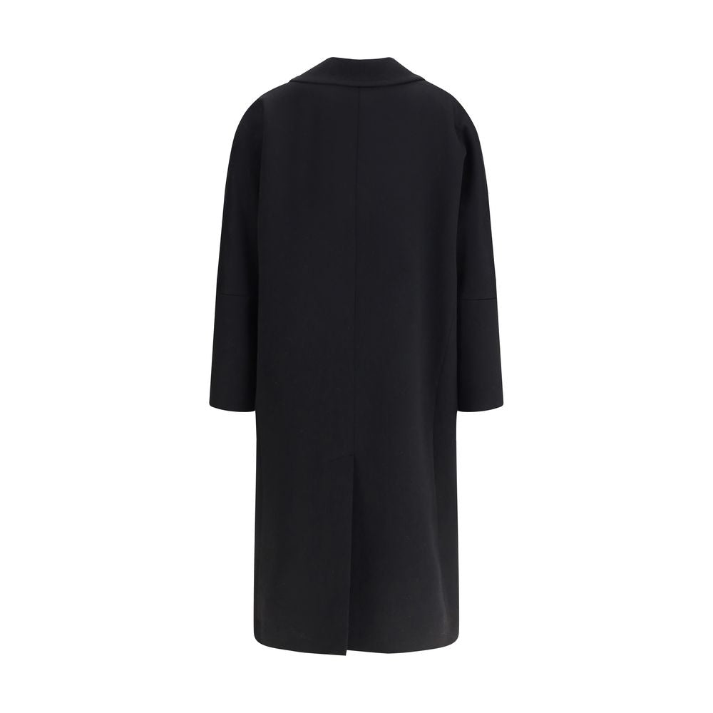 Black Cashmere Coat
