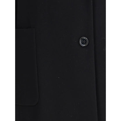 Black Cashmere Coat