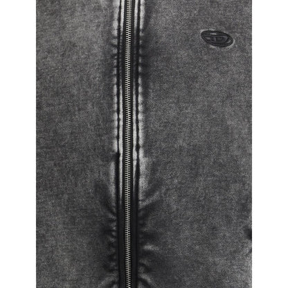 Gray Fabric Sweatshirt