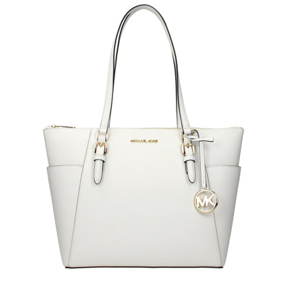 White Leather Shoulder Bag