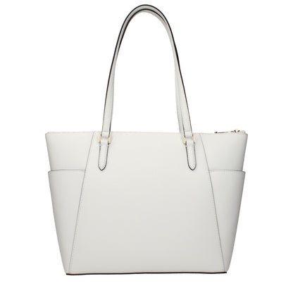 White Leather Shoulder Bag