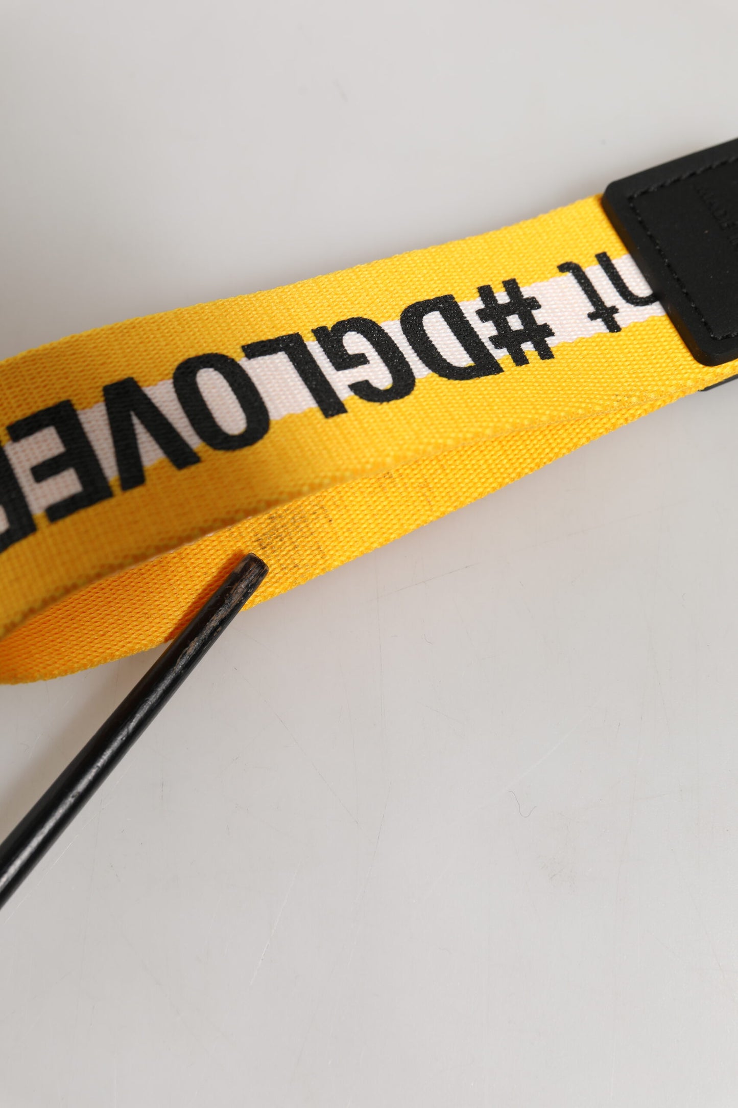 Multicolor Logo Polyester Brass Holder Keychain Keyring