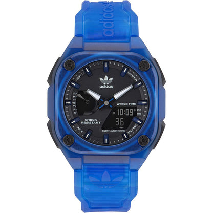 Blue Rubber Sport Watch