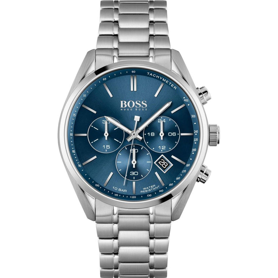 Gray Stainless Steel Dress Watch