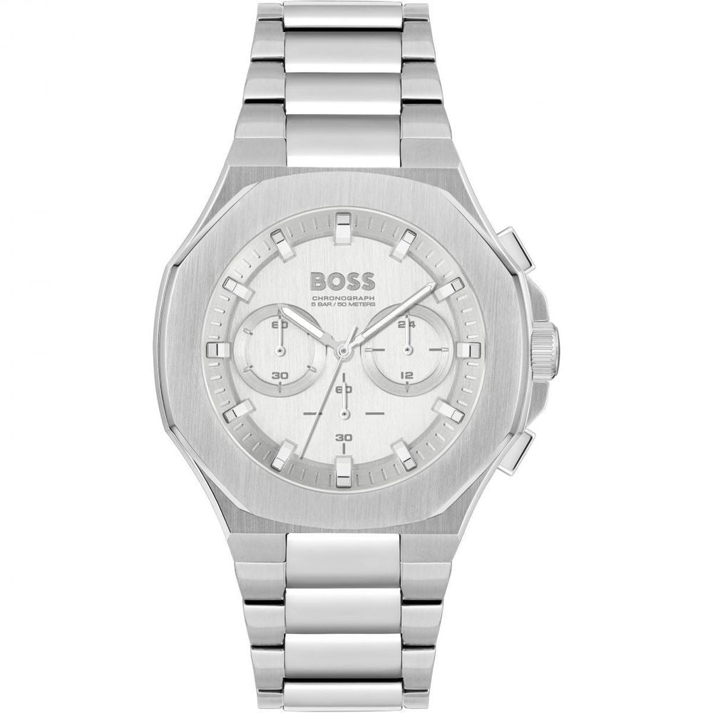 Gray Stainless Steel Dress Watch